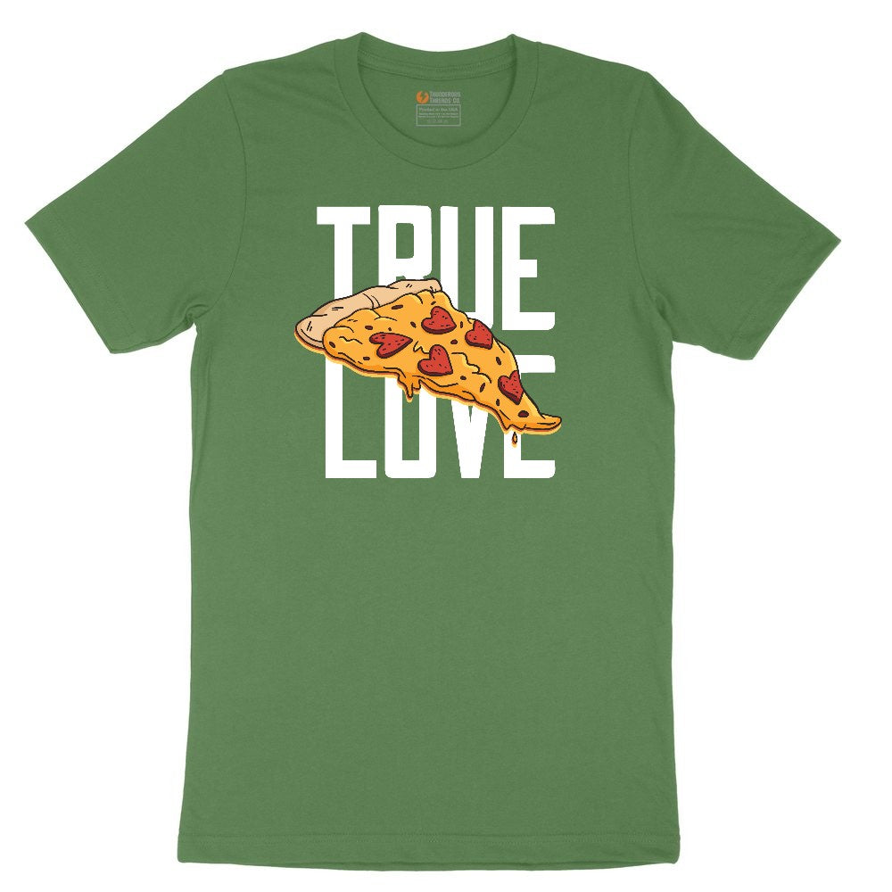 True Love Pizza Toddler Short Sleeve Tee - Athletic Kelly