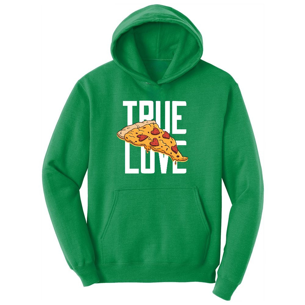 True Love Pizza Youth Hoodie - Kelly Green