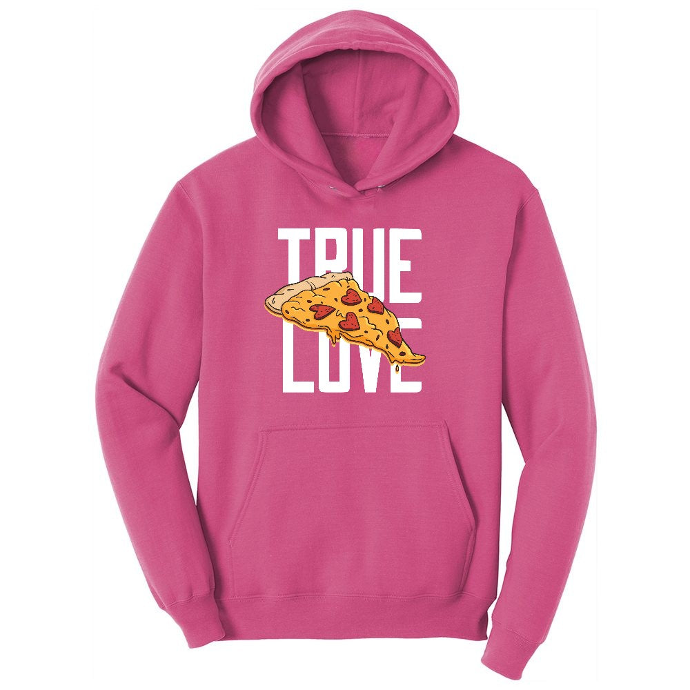 True Love Pizza Youth Hoodie - Sangria