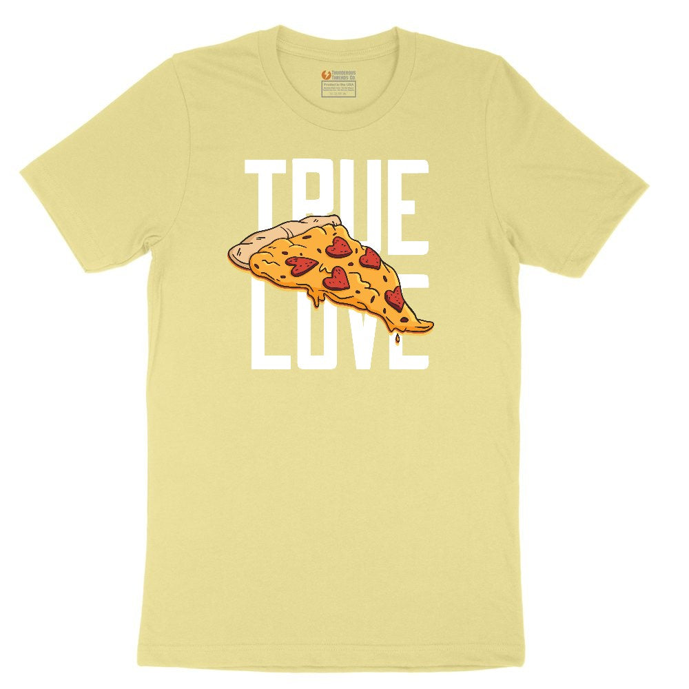 True Love Pizza Youth Short Sleeve Tee - Yellow