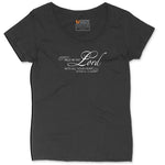 Trust in the Lord Ladies Curvy Tee - Black