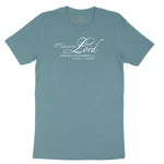 Trust in the Lord Ladies Short Sleeve Tee - Surf Blackout