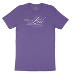 Trust in the Lord Ladies Short Sleeve Tee - Vintage Purple
