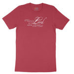 Trust in the Lord Ladies Short Sleeve Tee - Vintage Red