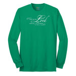 Trust in the Lord Long Sleeve Tee - Kelly Green