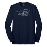 Trust in the Lord Long Sleeve Tee - Navy