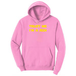 Trust Me I'm a Jedi Ladies Hoodie - Candy Pink