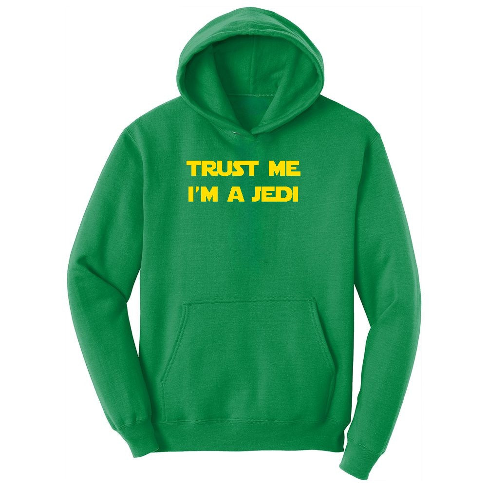 Trust Me I'm a Jedi Ladies Hoodie - Kelly Green