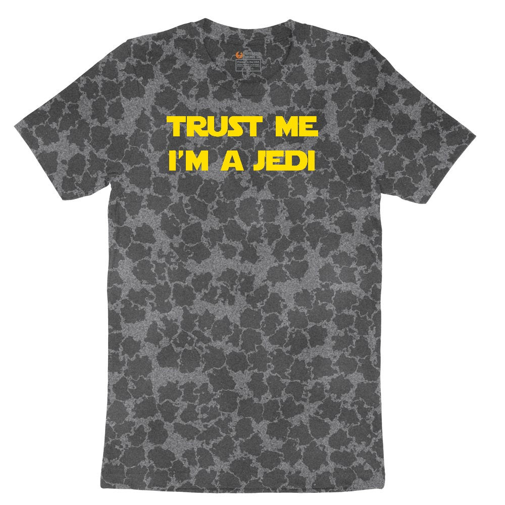 Trust Me I'm a Jedi Ladies Short Sleeve Tee - Black Leopard