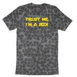 Trust Me I'm a Jedi Ladies Short Sleeve Tee - Black Leopard