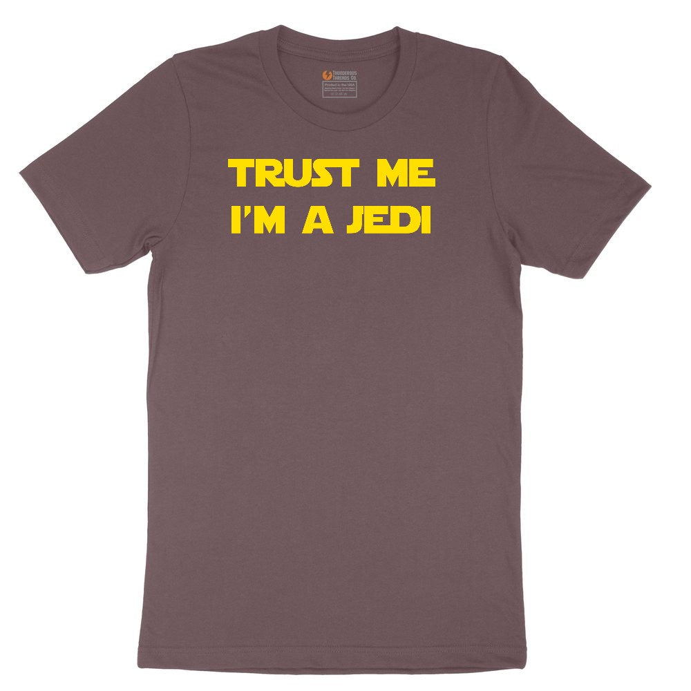 Trust Me I'm a Jedi Ladies Short Sleeve Tee - Sangria Blackout