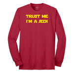 Trust Me I'm a Jedi Long Sleeve Tee - Red