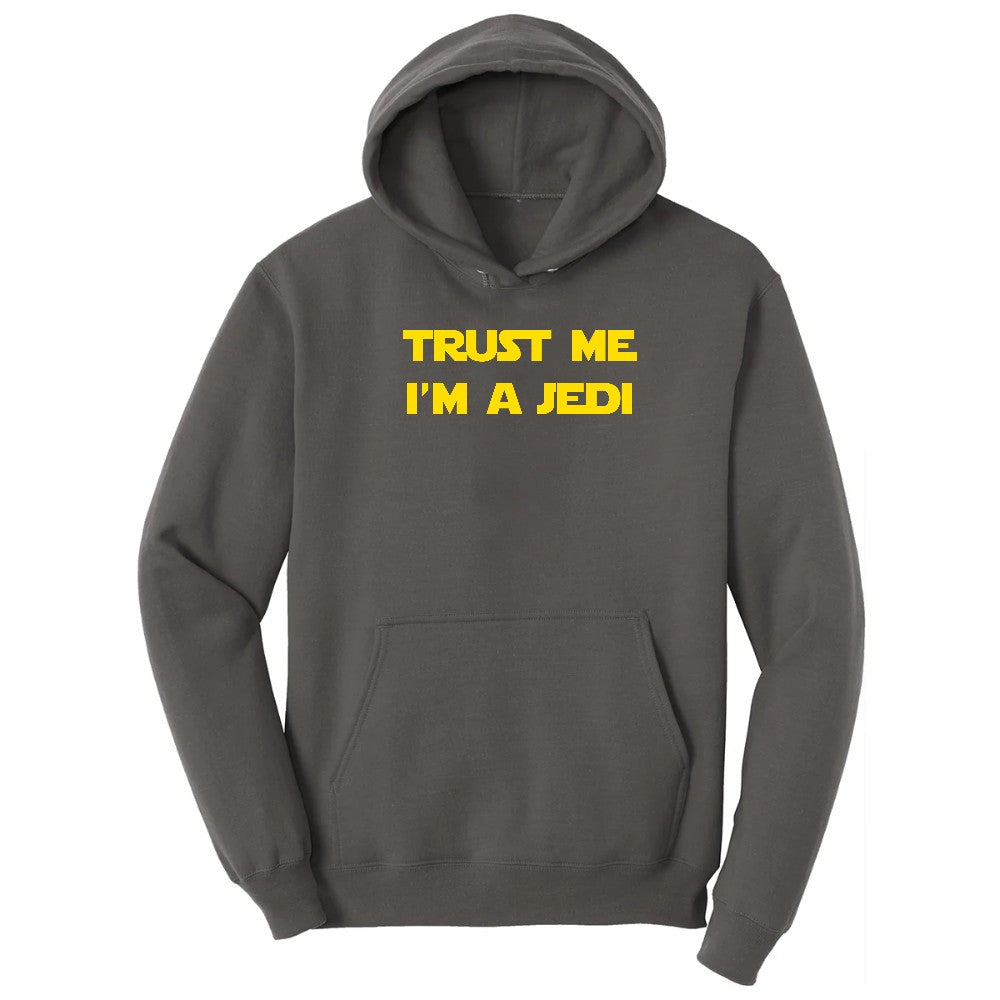 Trust Me I'm a Jedi - Mens & Ladies T-Shirt Hoodie - Charcoal