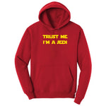 Trust Me I'm a Jedi - Mens & Ladies T-Shirt Hoodie - Red
