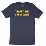 Trust Me I'm a Jedi - Mens & Ladies T-Shirt Short Sleeve Tee - Heather Navy