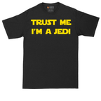Trust Me I'm a Jedi tall t-shirt for men in Jet Black