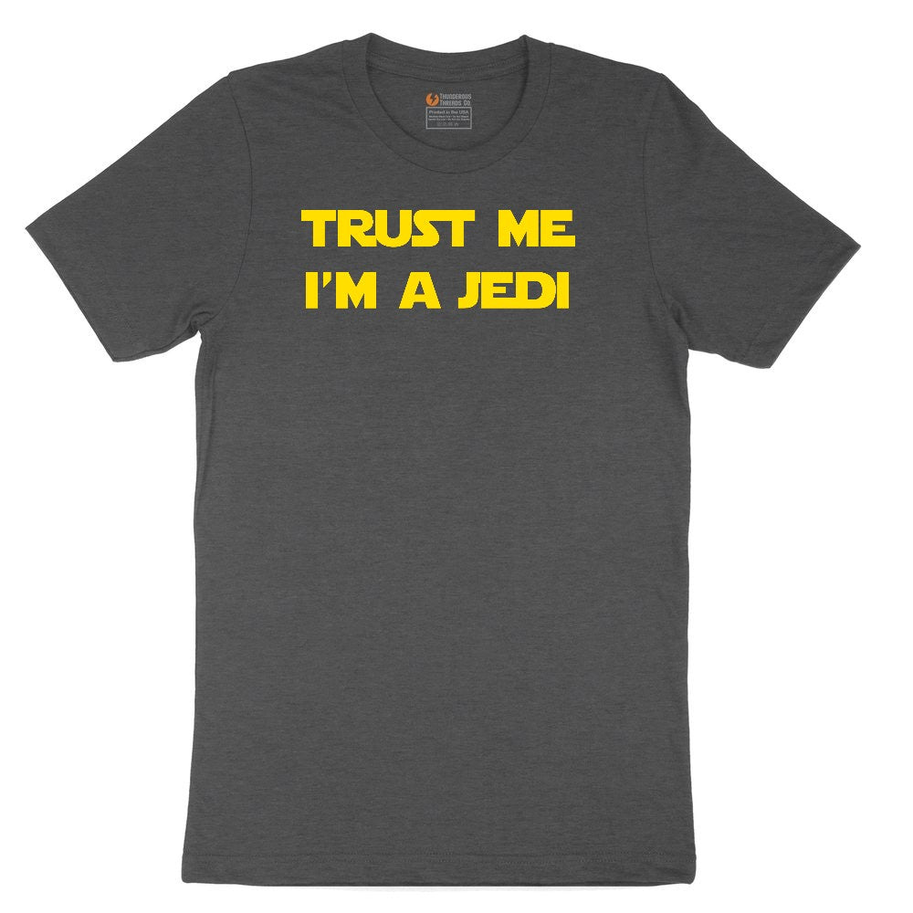 Trust Me I'm a Jedi Youth Short Sleeve Tee - Dark Heather Grey