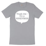 Tust Me I'm a Handyman Short Sleeve Tee - Athletic Heather Grey