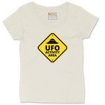 UFO Activity Area Ladies Curvy Tee - Natural Heather
