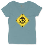 UFO Activity Area Ladies Curvy Tee - Surf Blackout