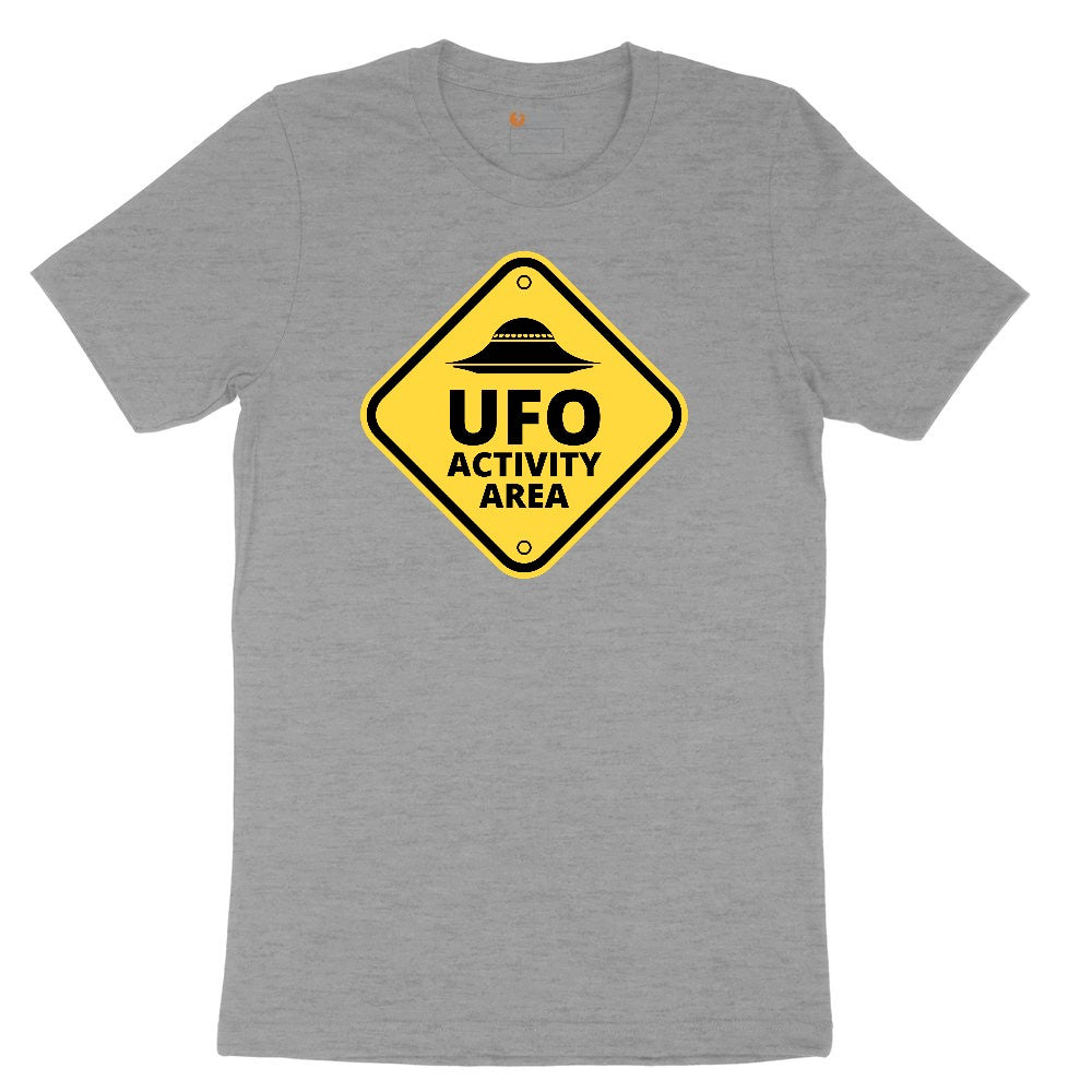 UFO Activity Area Ladies Short Sleeve Tee - Granite Heather