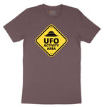 UFO Activity Area Ladies Short Sleeve Tee - Sangria Blackout