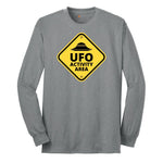 UFO Activity Area Long Sleeve Tee - Athletic Grey