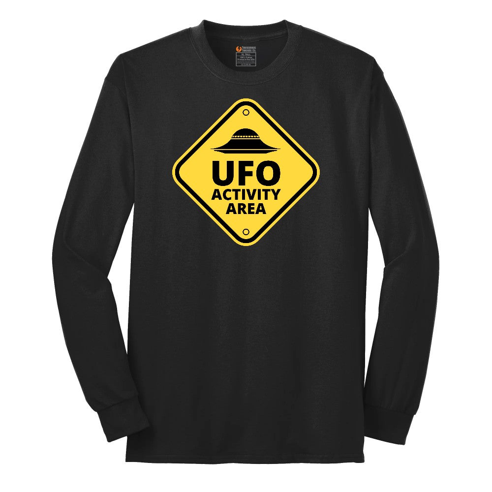 UFO Activity Area Long Sleeve Tee - Jet Black