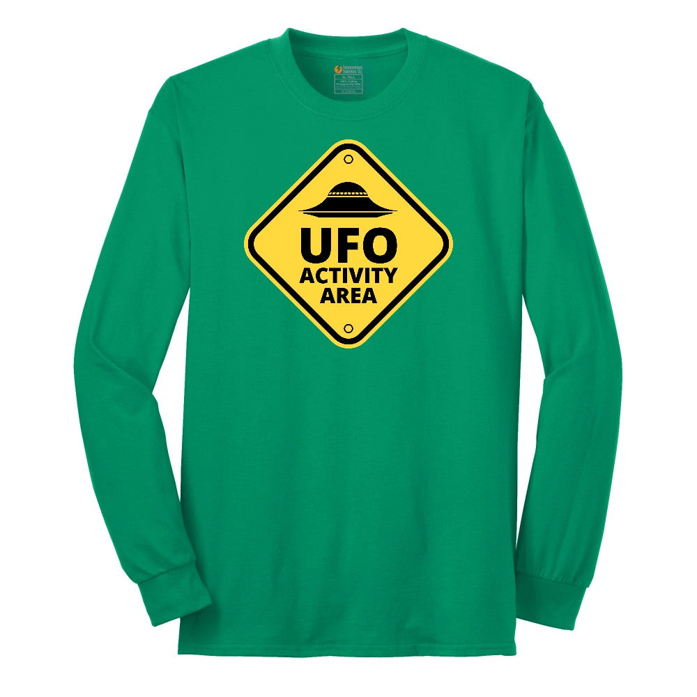 UFO Activity Area Long Sleeve Tee - Kelly Green