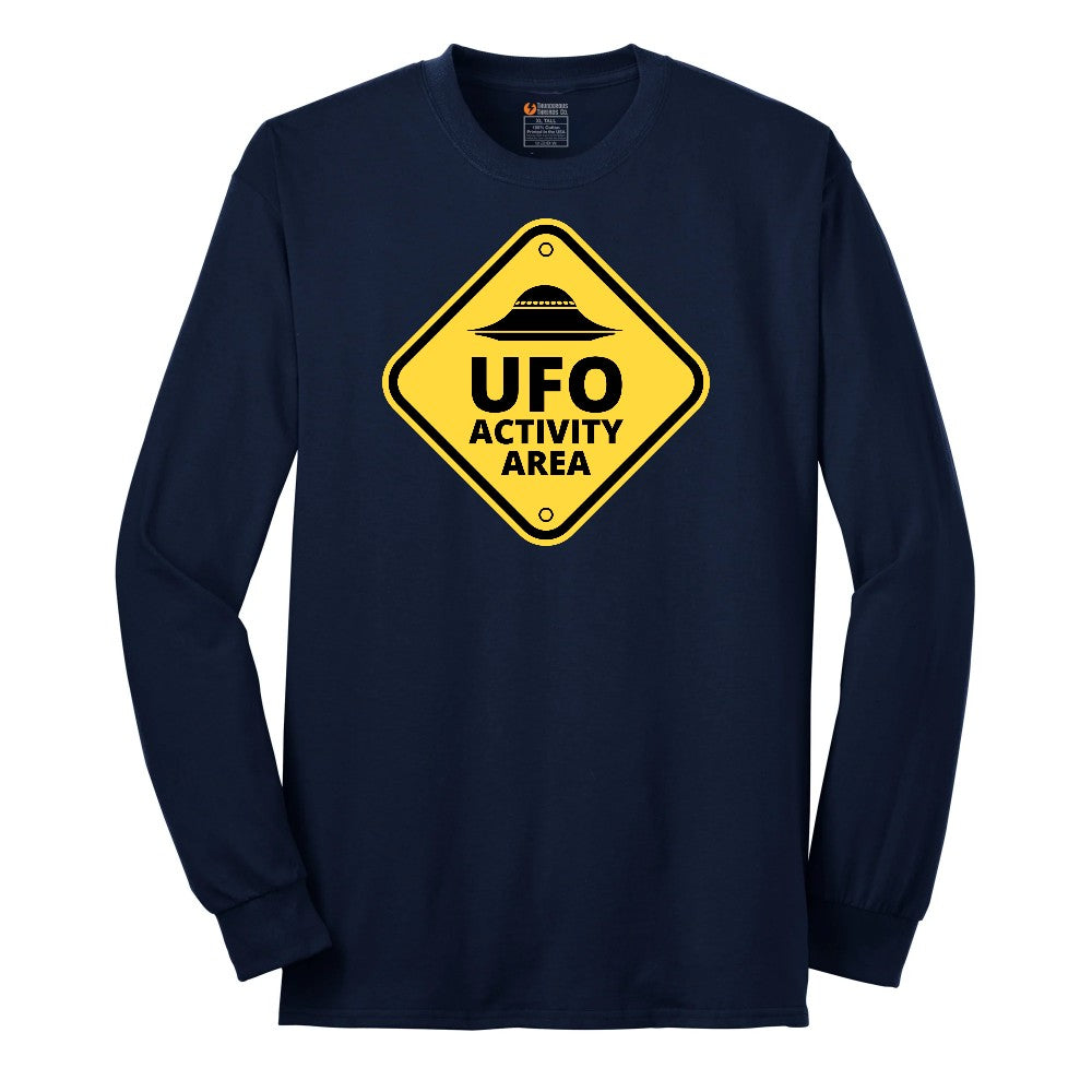 UFO Activity Area Long Sleeve Tee - Navy