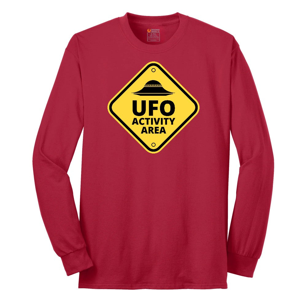 UFO Activity Area Long Sleeve Tee - Red