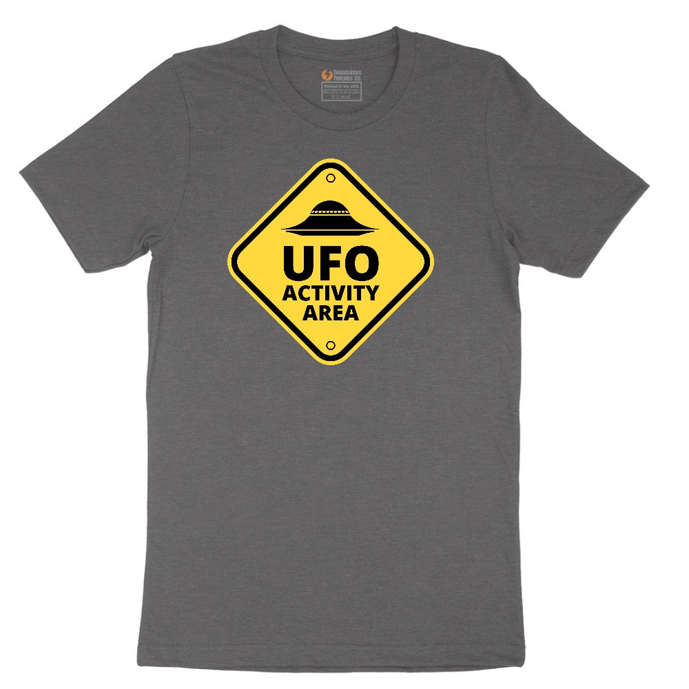 UFO Activity Area Short Sleeve Tee - Dark Heather Grey