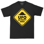 UFO Activity Area tall t-shirt for men in Jet Black