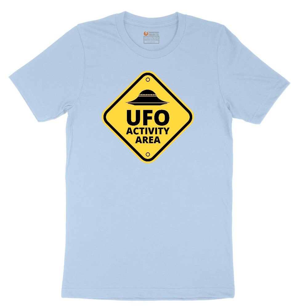 UFO Activity Area Toddler Short Sleeve Tee - Light Blue