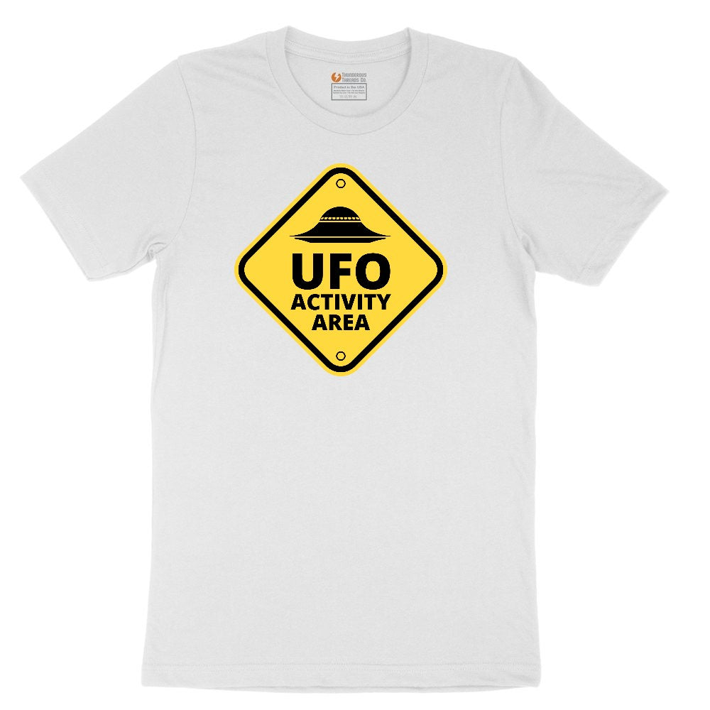 UFO Activity Area Toddler Short Sleeve Tee - White