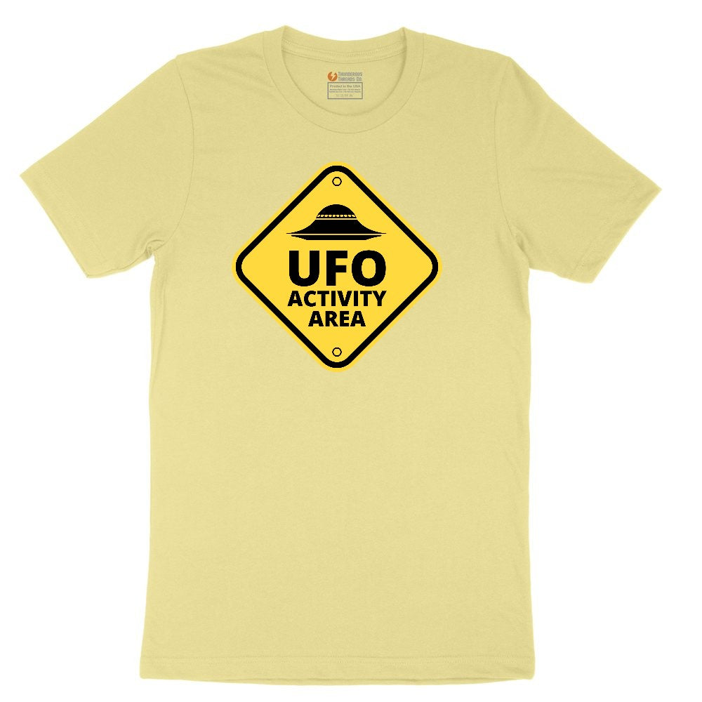 UFO Activity Area Toddler Short Sleeve Tee - Yellow