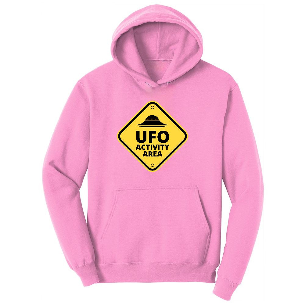 UFO Activity Area Youth Hoodie - Candy Pink