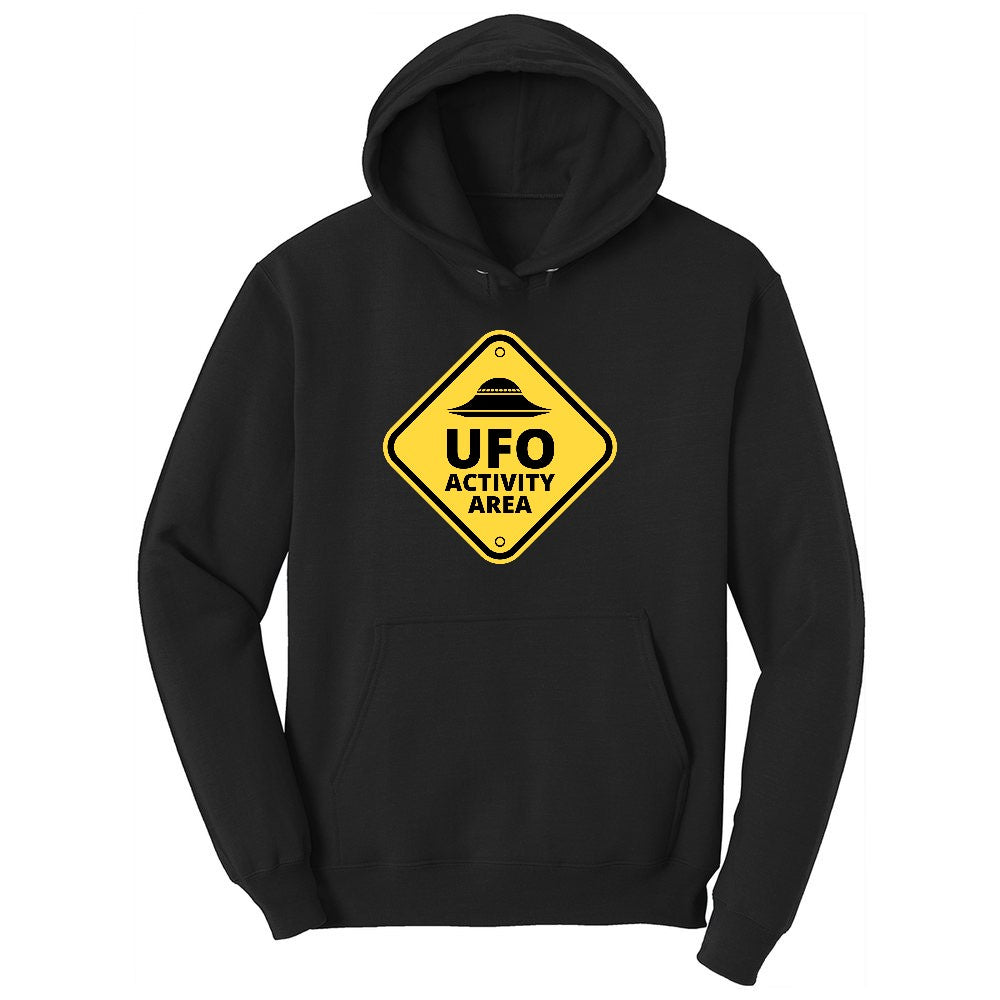 UFO Activity Area Youth Hoodie - Jet Black