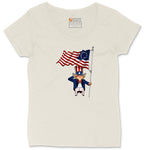 Uncle Sam Ladies Curvy Tee - Natural Heather
