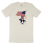 Uncle Sam Ladies Short Sleeve Tee - Natural Heather