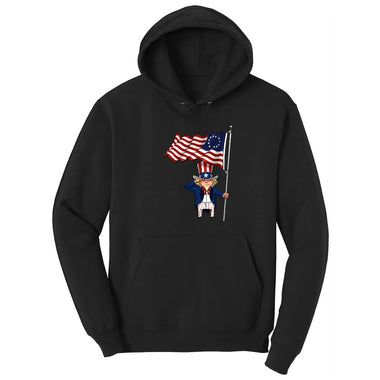 Uncle Sam Hoodie - Jet Black
