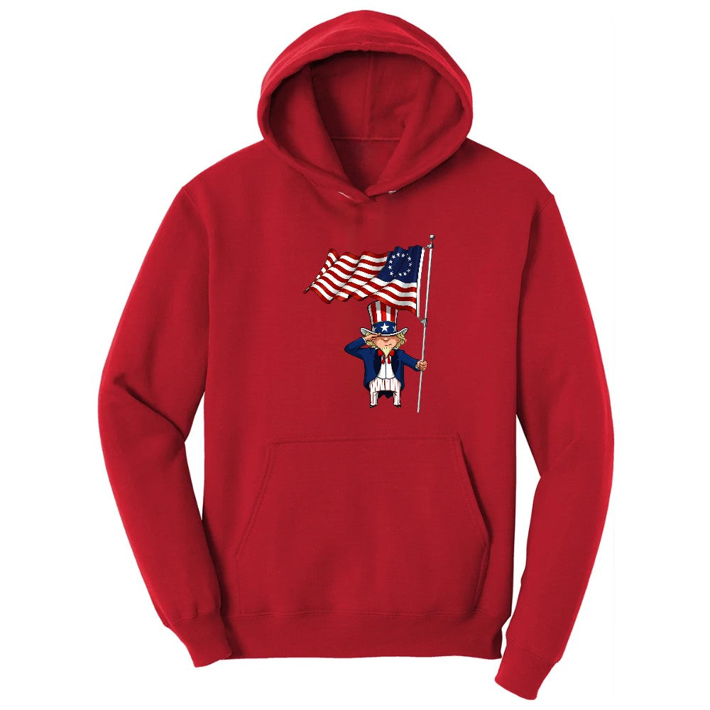 Uncle Sam Hoodie - Red