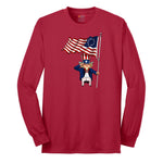 Uncle Sam Long Sleeve Tee - Red
