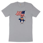 Uncle Sam Short Sleeve Tee - Athletic Heather Grey