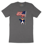 Uncle Sam Short Sleeve Tee - Dark Heather Grey