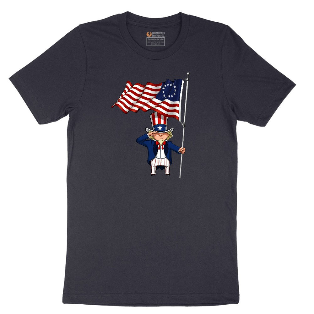 Uncle Sam Short Sleeve Tee - Deep Navy