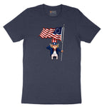 Uncle Sam Short Sleeve Tee - Heather Navy