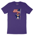 Uncle Sam Short Sleeve Tee - Team Purple