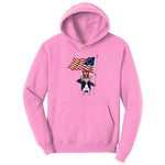 Uncle Sam Toddler Hoodie - Candy Pink