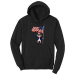 Uncle Sam Toddler Hoodie - Jet Black